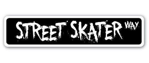 Street Skater Street Sign Skateboarding Skate ramp Skating Roller   Indoor-Outdoor    24  Wide