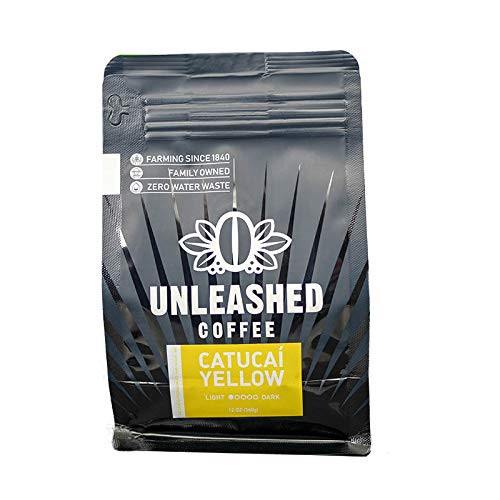 Unleashed Catucai Yellow Gourmet Coffee Premium Arabica Light Roast Whole Bean Fair Trade From The Farmer