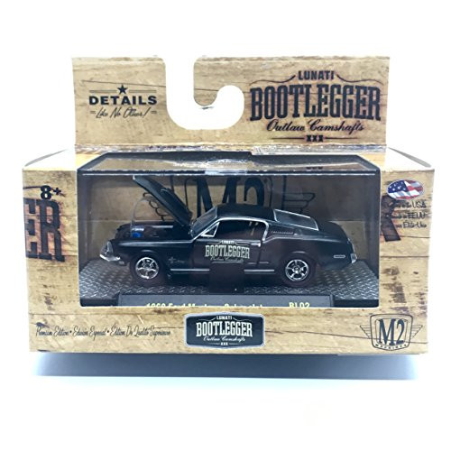 M2 Machines 1968 Ford Mustang Cobra Jet Bootlegger Series Release BL02 - Castline 2016 Special Edition 1 64 Scale Die-Cast Vehicle BL02 16-30 M2 Machines 1968 Ford Mustang Cobra Jet Bootlegger Series Release BL02 - Castline 2016 Special Edition 1 64 Scale Die-Cast Vehicle BL02 16-30