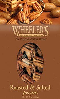 Indianola Pecan House Wheeler s Roasted   Salted Pecans 7 oz Box