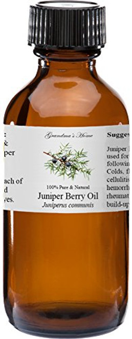 Juniper Berry Essential Oil - 2 fl oz -100  Pure and Natural - Therapeutic Grade - Grandma s Home