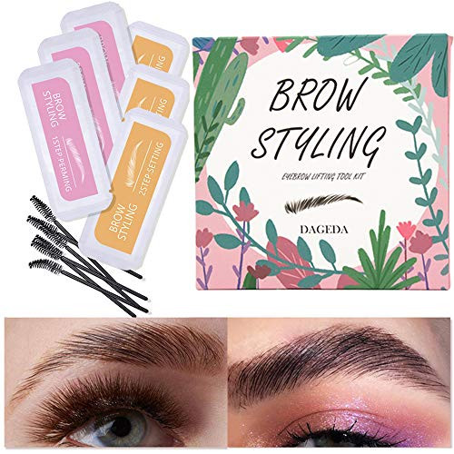 DAGEDA 6 Pack New Brow Lamination Kit Safe Perming Brow Lift Set With Eyebrow Brushes 3D Eyebrow Lifting Eyebrow Enhancer Brows Styling Beauty Salon Home Use Makeup