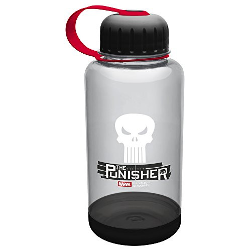 Zak Designs Marvel Comics MarvelKnightsPresents Punisher Crescent Bottle  24 oz  Multicolor