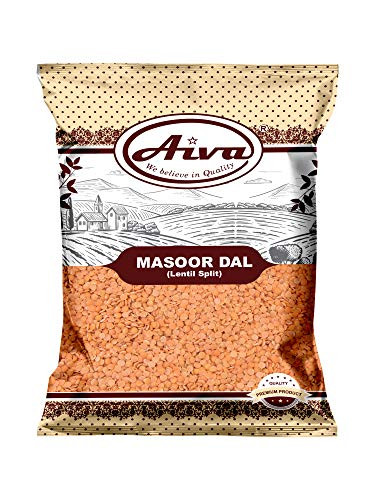 AIVA - Masoor Dal Red Split Lentils No Husk 4 LB