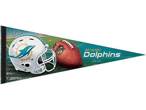 WinCraft NFL 65570013 Miami Dolphins Premium Pennant 12 X 30 WinCraft NFL 65570013 Miami Dolphins Premium Pennant 12 X 30