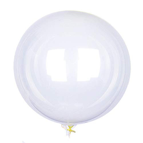 18 inch Clear Balloons Big Transparent Balloons Party Latex Balloons Quality Helium Balloons  Party Decorations Supplies Balloons  9g-pcs  Pack of 24