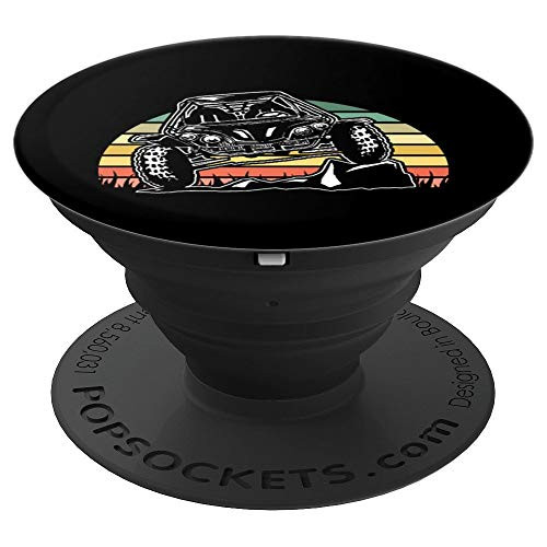 ATV Off Road Desert Sand Dune Buggy Retro Vintage Sunset PopSockets Grip and Stand for Phones and Tablets