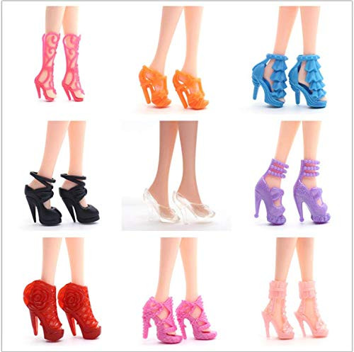 WNOLTEAB Doll Shoes Doll High Heels Doll Boots Sandals Flat Shoes Doll Shoe for Barbie Doll Shoes Rack Doll Playset 10 Pairs Accessories WNOLTEAB Doll Shoes Doll High Heels Doll Boots Sandals Flat Shoes Doll Shoe for Barbie Doll Shoes Rack Doll Playset 10 Pairs Accessories