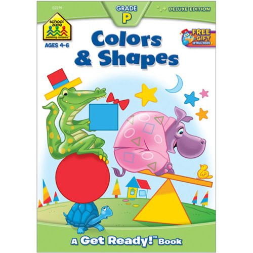 School Zone Workbooks-Colors and Shapes Grade P