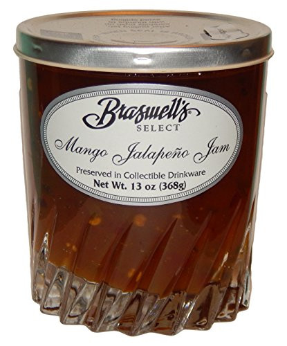 Braswell s Select Jam Preserved in Collectible Drinkware - 13 Oz Mango Jalapeno  13 Ounce