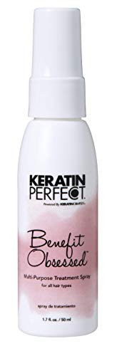 Keratin Perfect Benefit Obsessed Multi-Purpose Treatment Spray - For All Hair Types  Nourishes   Protects - Prolongs Keratin Treatment - No Added Sulfates or Sodium Chloride - 1-7 oz I0099346