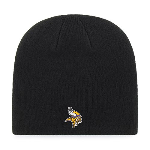 OTS NFL Minnesota Vikings Men s Beanie Knit Cap  Team Color  One Size