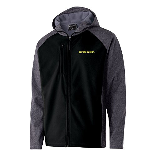 Ouray Sportswear NCAA Oregon Ducks Men s Raider Soft Shell Jacket Carbon Print-Black Small Ouray Sportswear NCAA Oregon Ducks Men s Raider Soft Shell Jacket Carbon Print-Black Small