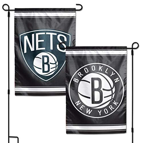 Stockdale Brooklyn Nets WC Garden Flag Premium 2-Sided Outdoor House Banner Basketball