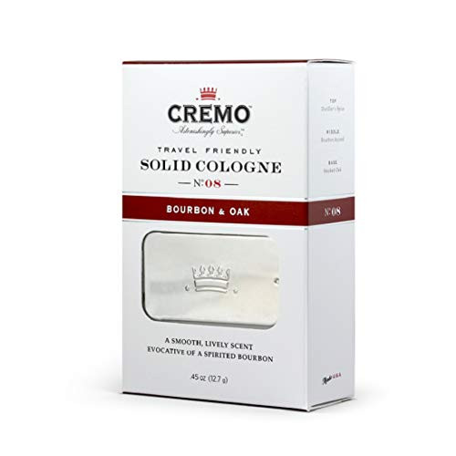 Cremo Bourbon Oak Travel Friendly Solid Cologne A Sophisticated Blend of Distillers Spice Fine Bourbon and White Oak-45 Oz Cremo Bourbon Oak Travel Friendly Solid Cologne A Sophisticated Blend of Distillers Spice Fine Bourbon and White Oak-45 Oz