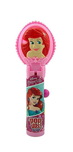 Disney Princess Pop Ups Lollipop Case with Chupa Chups Lollipops Ariel