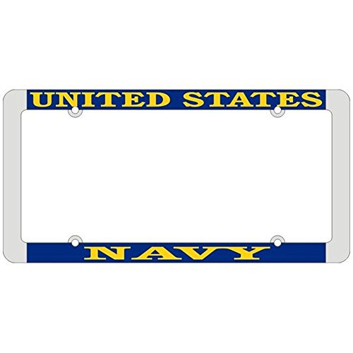 Honor Country United States Navy License Plate Frame Thin Rim Honor Country United States Navy License Plate Frame Thin Rim