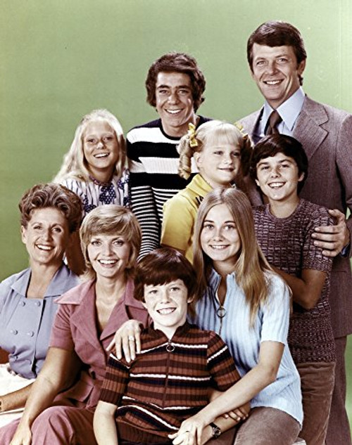 The Brady Bunch on Green Photo Print 8 x 10 The Brady Bunch on Green Photo Print 8 x 10