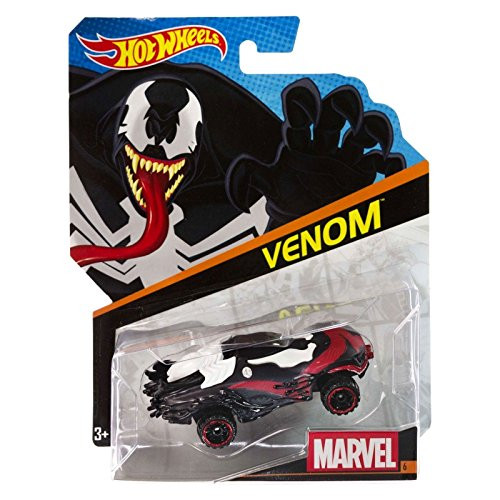 Hot Wheels, Marvel Character Car, Venom #6, 1:64 Scale Hot Wheels, Marvel Character Car, Venom #6, 1:64 Scale