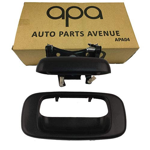 APA Replacement For Silverado Sierra 99-07 Textured Blk Tail Gate Door Handle With Bezel Set