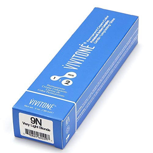 VIVITONE Permanent Cream Color 9N Very Light Blonde VIVITONE Permanent Cream Color 9N Very Light Blonde