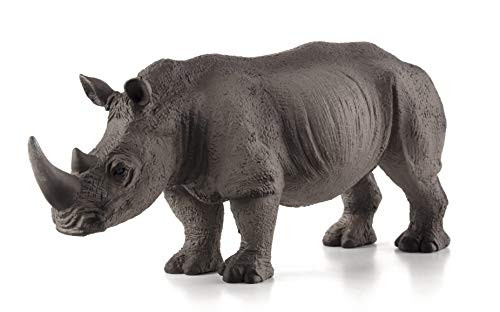 MOJO White Rhinoceros Rare Realistic International Wildlife Hand Painted Toy Figurine