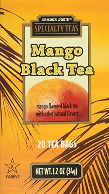 Trader Joe s Specialty Mango Black Tea 20 Tea Bags Exotic  Refreshing and Packed with Antioxidants !!!
