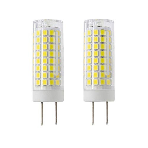 G8 Led Bulb  7W G8 Led Lamps  75W Halogen Bulb Replacement  Dimmable  G8 Bi-pin Base Bulb  AC120V 750lm  Under Cabinet Counter Light  Kitchen Lighting and Puck Lights  2 Pack Daylight White 
