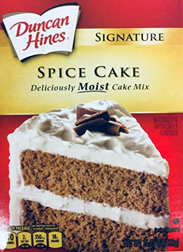 Duncan Hines Signature Spice Cake Mix 15-25 oz pack of 2