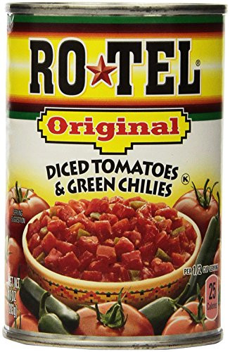 RO TEL - Original Diced Tomatoes and Green Chilies 10 OZ 6-pack
