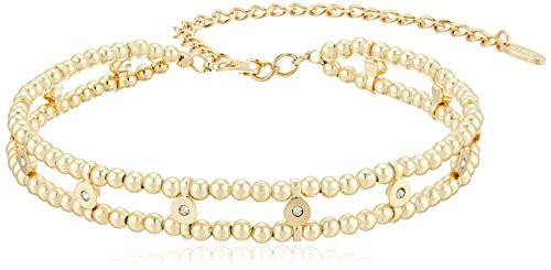 Ettika Stray Light in Gold Choker Necklace  10   5  Extender