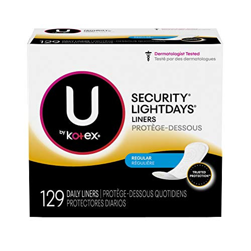 U by Kotex Lightdays Liners  Regular  Unscented
