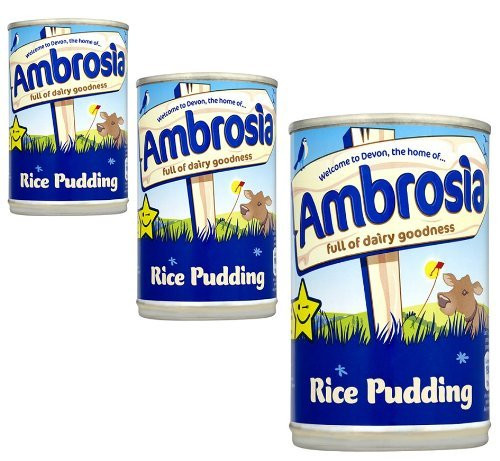Ambrosia English Rice Pudding 3 can Pack 3 x 400g - 14-10oz