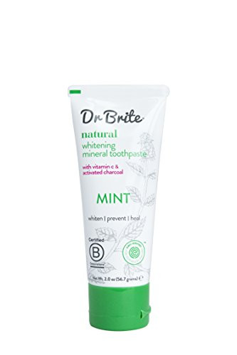 Dr- Brite Natural Whitening Toothpaste  Mint  2 Ounce