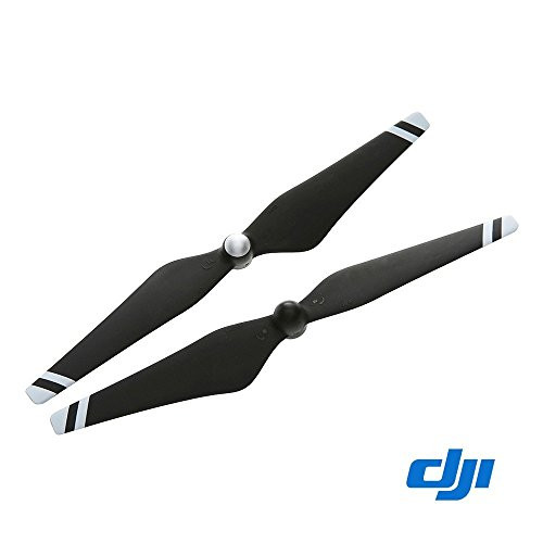 Genuine DJI Phantom 3 E305 9450 Carbon Fiber Reinforced Self-tightening Propellers Props Composite Hub  Black with White Stripes For Phantom 3 Professional  Advanced  Phantom 2 series  Flame Wheel series platforms and the E310-E305-E300 tuned propu