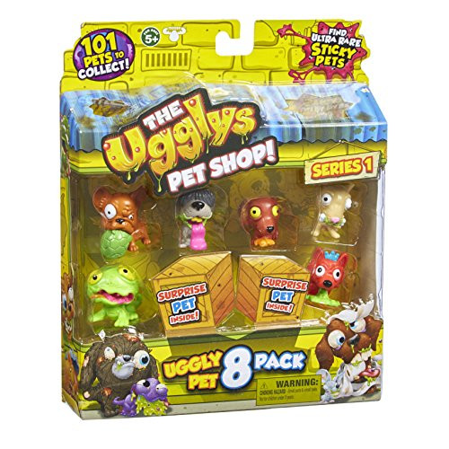 The Ugglys Pet Shop Toy Figure 8-Pack