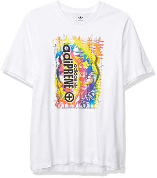 adidas Originals mens Adiprene Tee White Large adidas Originals mens Adiprene Tee White Large