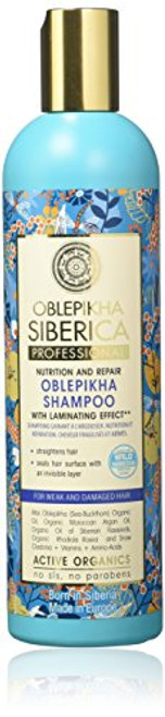 Natura Siberica Oblepikha Shampoo for Weak and Damaged Hair 400 mL Natura Siberica Oblepikha Shampoo for Weak and Damaged Hair 400 mL