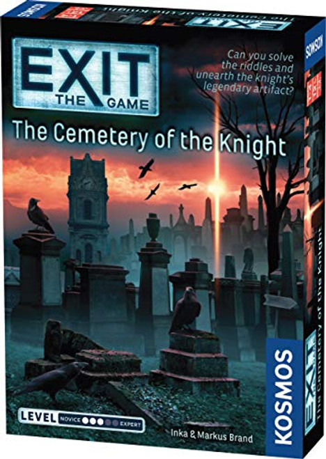 EXIT  The Cemetery of The Knight  Escape Room Game in a Box  EXIT  The Game  A Kosmos Game   Family  Friendly  Card-Based at-Home Escape Room Experience for 1 to 4 Players  Ages 12