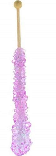 Lavendar Rock Candy Sticks Extra Large 18 Pieces
