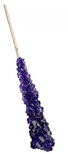 Purple Rock Candy Sticks Extra Large 18 Pieces