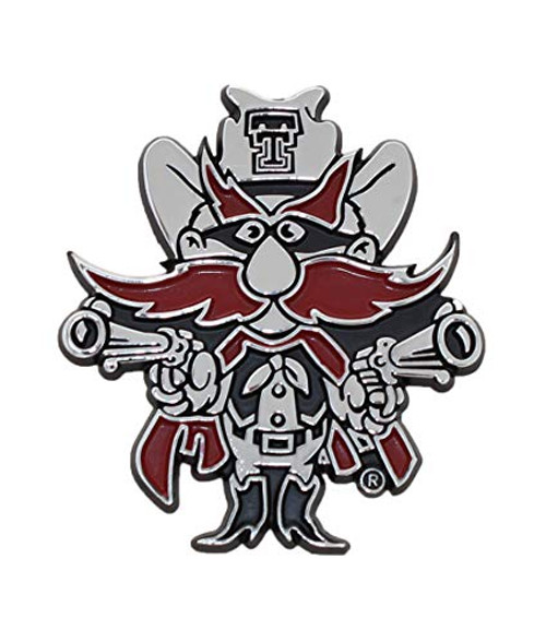Texas Tech University Red Raiders Metal Auto Emblem - Many Available! Raider Red
