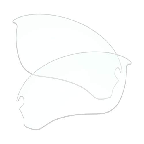 Premium Non Polarized Replacement Lenses Compatible with Oakley Flak Draft OO9364 Sunglass - HD Clear