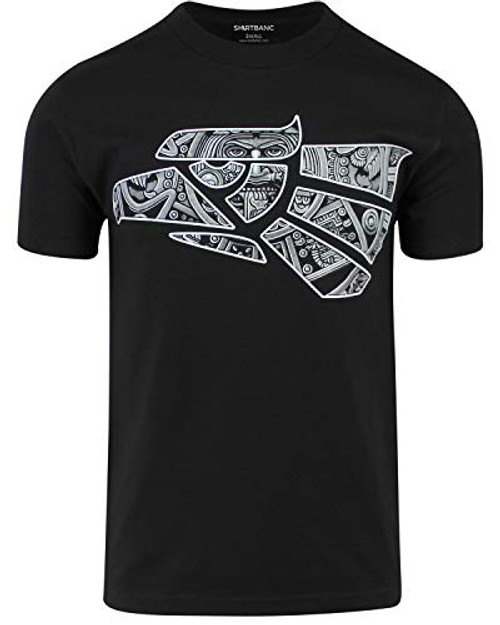 ShirtBANC Original Hecho en Mexico Aztec Calendar Eagle Shirt Mexican Eagle Tee Aztec Calendar Eagle  M