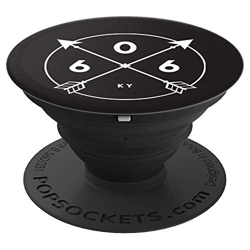 Kentucky Area Code 606 State Pride Souvenir Gift Arrow Circl PopSockets Grip and Stand for Phones and Tablets
