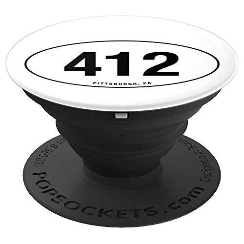 Pennsylvania Area Code 412 Oval State Pride Gift PopSockets Grip and Stand for Phones and Tablets Pennsylvania Area Code 412 Oval State Pride Gift PopSockets Grip and Stand for Phones and Tablets