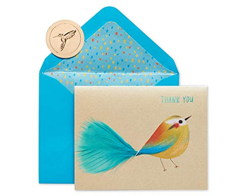 Papyrus Boxed Thank You Cards with Envelopes Bird 6-Count Papyrus Boxed Thank You Cards with Envelopes Bird 6-Count