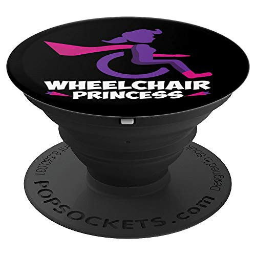 Funny Wheelchair Kids Or Caregiver Carer Gift PopSockets Grip and Stand for Phones and Tablets