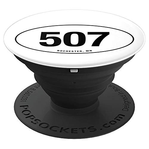 Minnesota Area Code 507 Oval State Pride Gift PopSockets Grip and Stand for Phones and Tablets