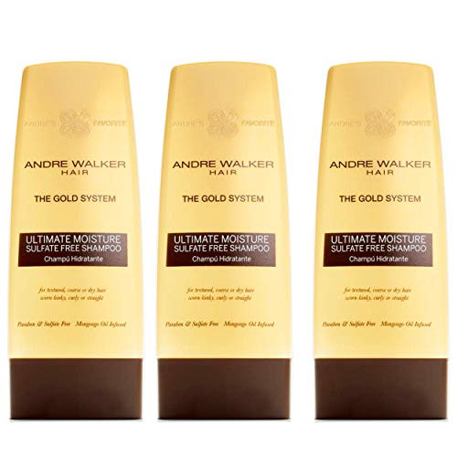 Andre Walker Hair - Ultimate Moisture Sulfate Free Shampoo 2 oz - 3 Pack